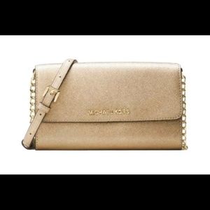 Michael Kors Gold Crossbody